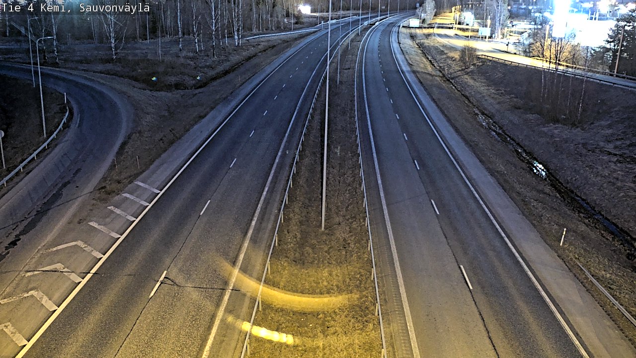 Weather Camera Image Road 4 Kemi, Sauvonväylä, Kemi, Lappi
