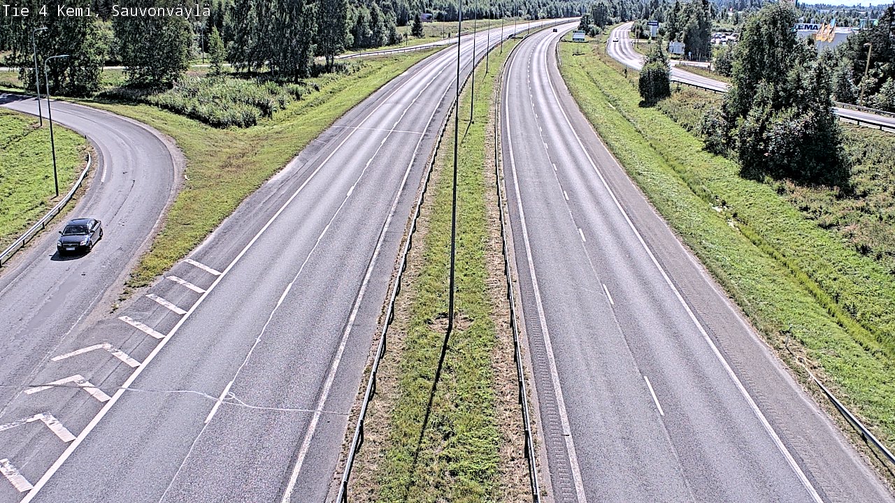 Weather Camera Image väg 4 Kemi, Sauvonväylä, Kemi, Lappi