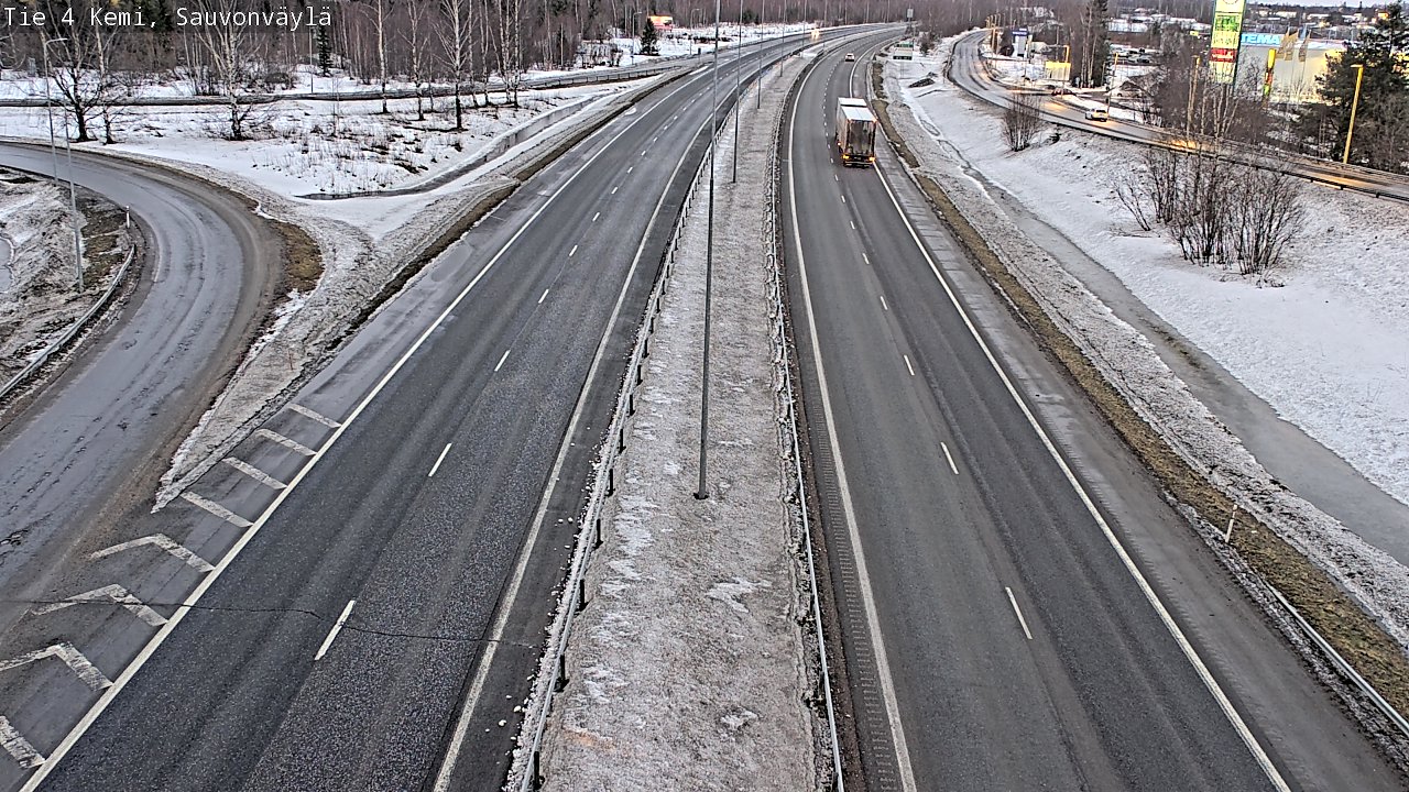 Kelikamerat Kuva Tie 4 Kemi, Sauvonväylä, Kemi, Lappi