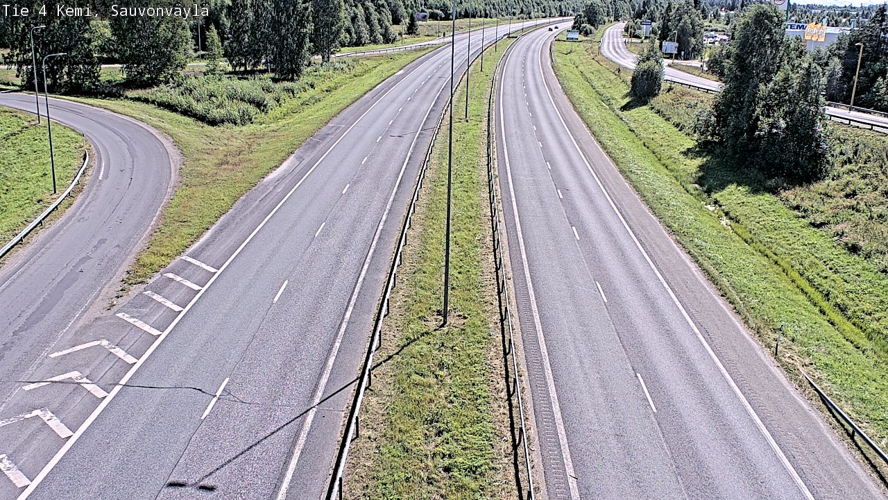 Kelikamerat Kuva Tie 4 Kemi, Sauvonväylä, Kemi, Lappi