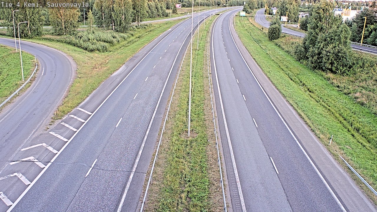 Kelikamerat Kuva Tie 4 Kemi, Sauvonväylä, Kemi, Lappi