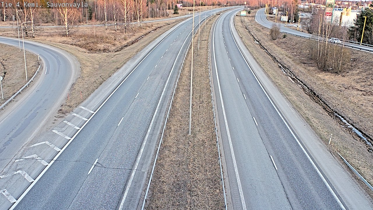 Kelikamerat Kuva Tie 4 Kemi, Sauvonväylä, Kemi, Lappi