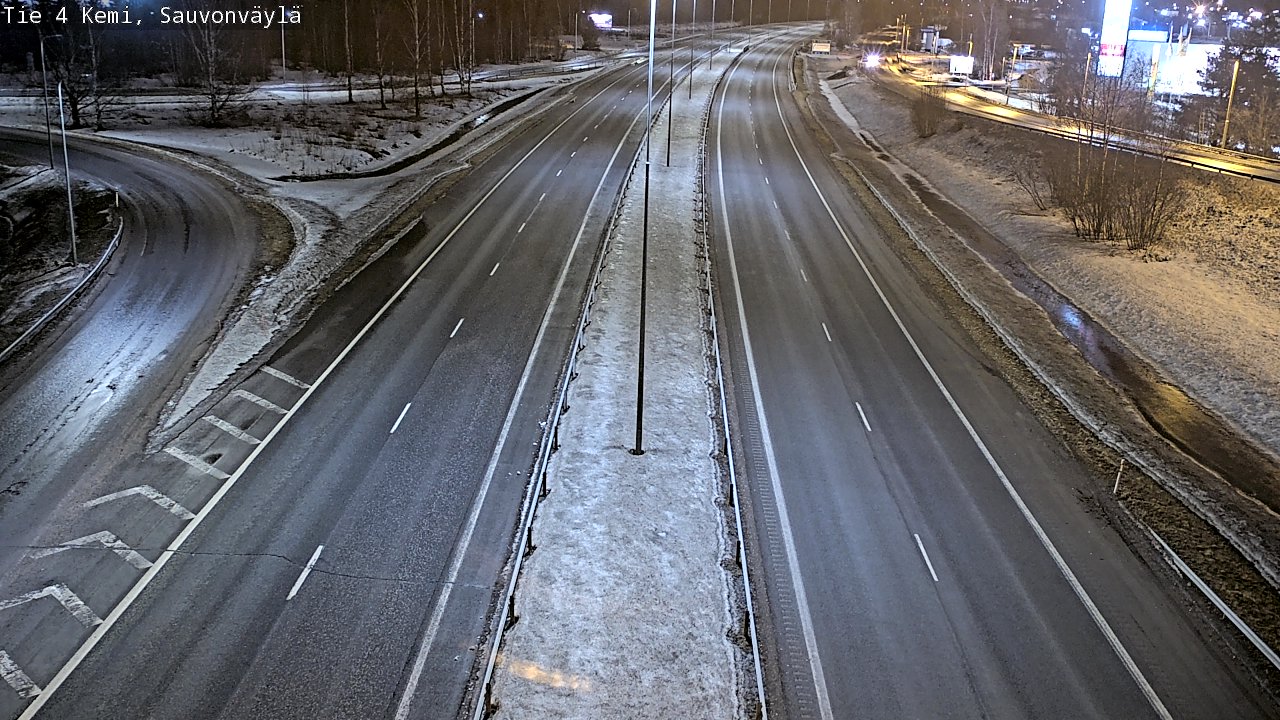 Weather Camera Image Road 4 Kemi, Sauvonväylä, Kemi, Lappi