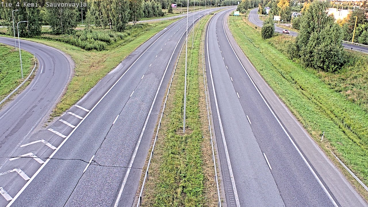 Kelikamerat Kuva Tie 4 Kemi, Sauvonväylä, Kemi, Lappi
