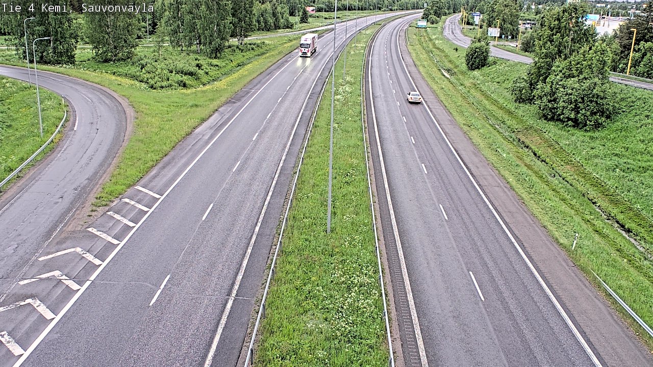 Kelikamerat Kuva Tie 4 Kemi, Sauvonväylä, Kemi, Lappi