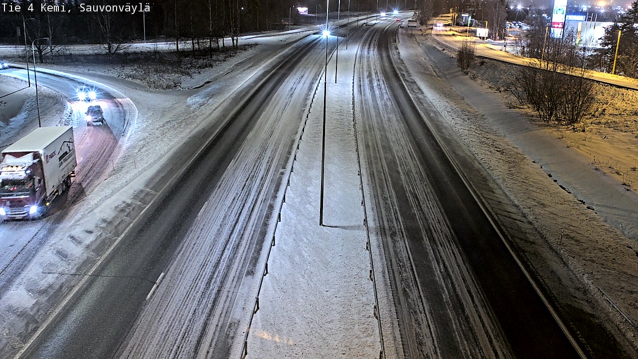 Weather Camera Image Road 4 Kemi, Sauvonväylä, Kemi, Lappi