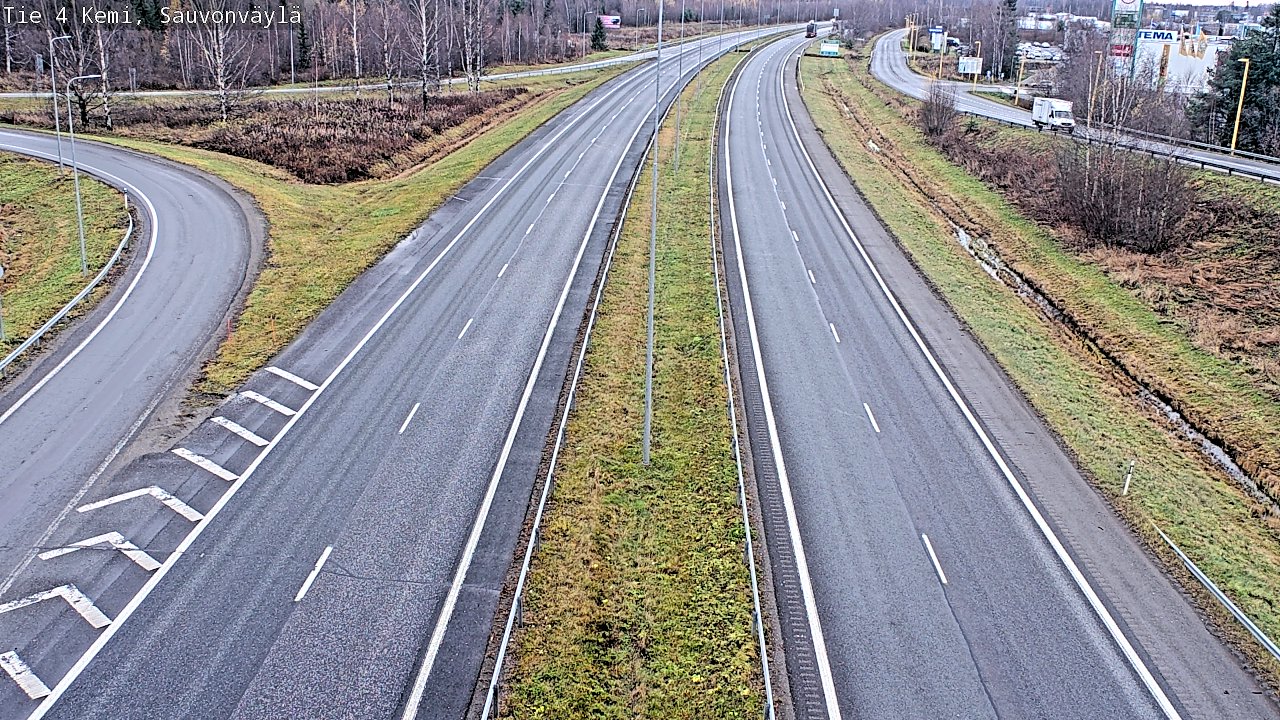 Kelikamerat Kuva Tie 4 Kemi, Sauvonväylä, Kemi, Lappi