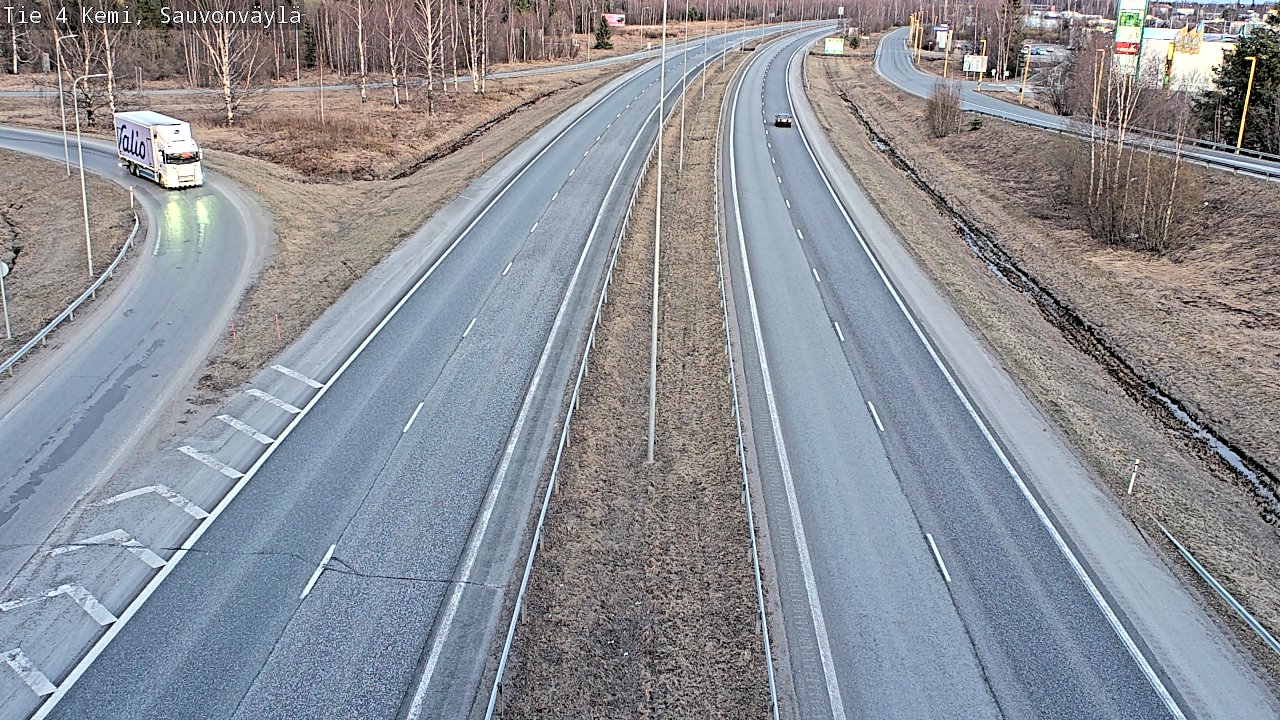 Kelikamerat Kuva Tie 4 Kemi, Sauvonväylä, Kemi, Lappi