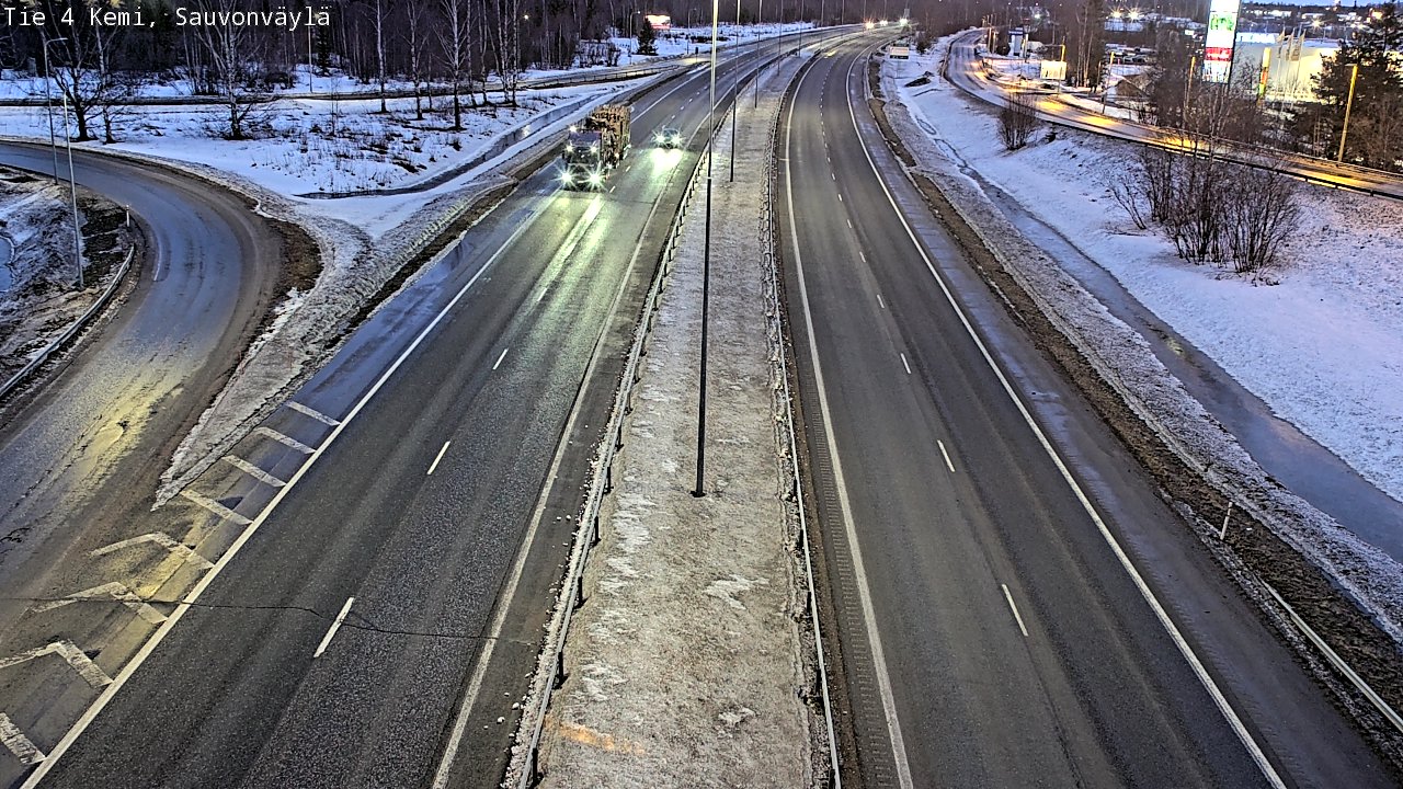 Kelikamerat Kuva Tie 4 Kemi, Sauvonväylä, Kemi, Lappi