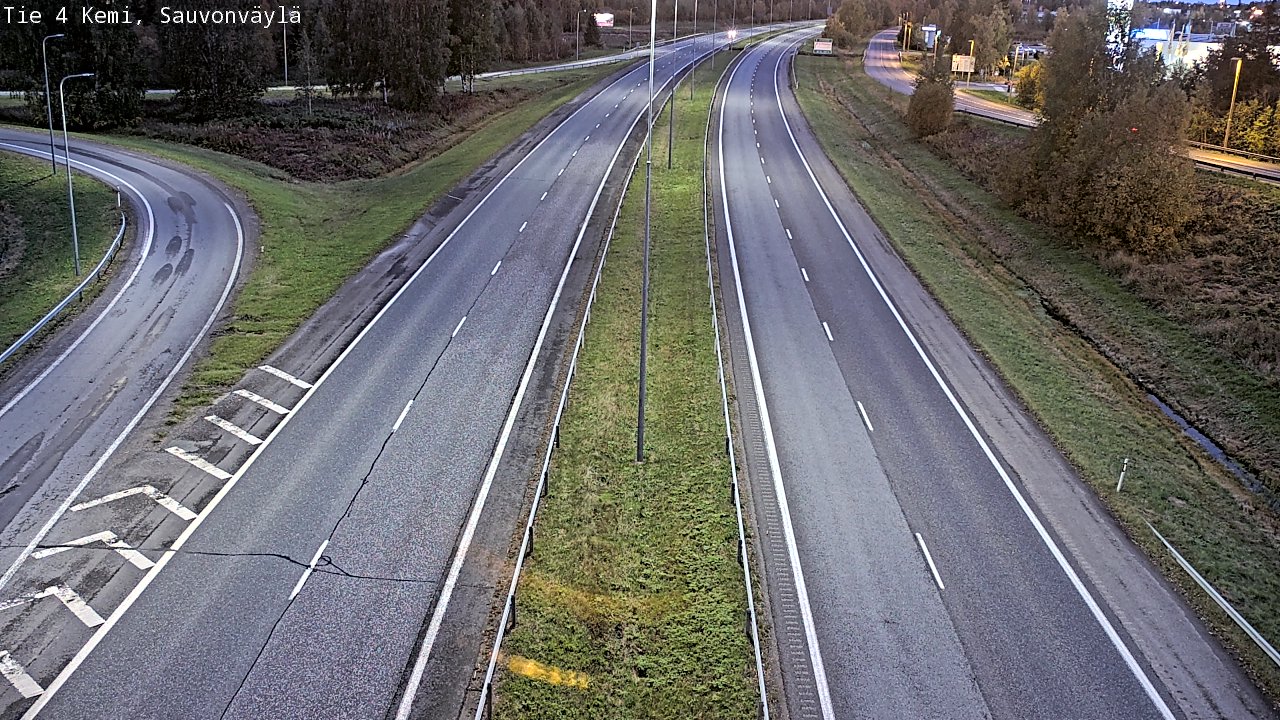 Kelikamerat Kuva Tie 4 Kemi, Sauvonväylä, Kemi, Lappi