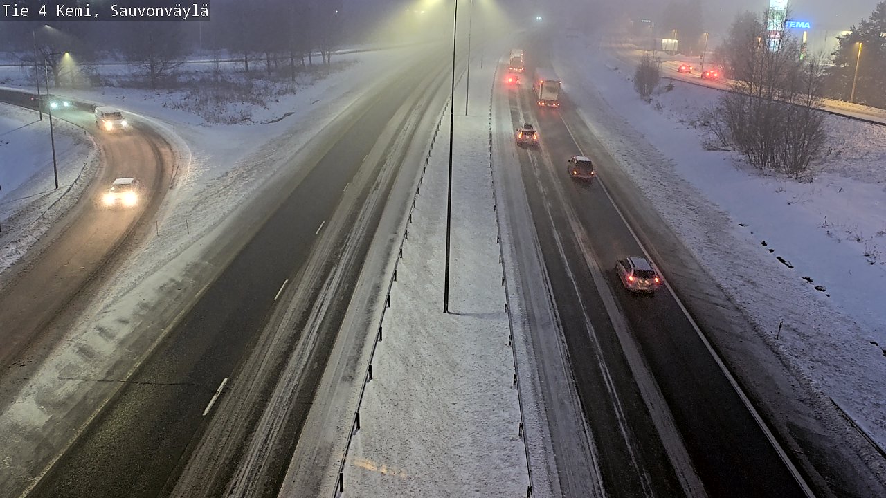 Weather Camera Image Road 4 Kemi, Sauvonväylä, Kemi, Lappi