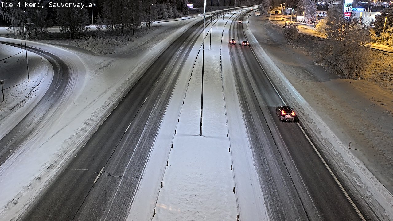 Kelikamerat Kuva Tie 4 Kemi, Sauvonväylä, Kemi, Lappi