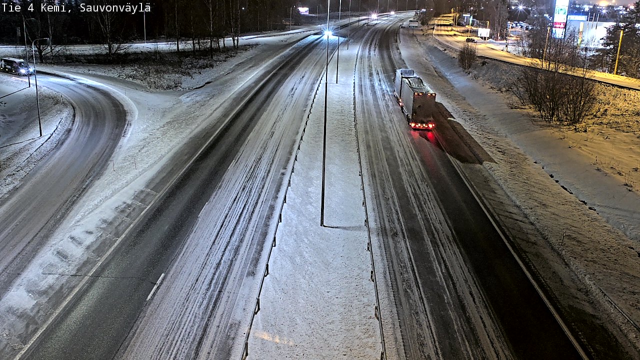 Weather Camera Image Road 4 Kemi, Sauvonväylä, Kemi, Lappi