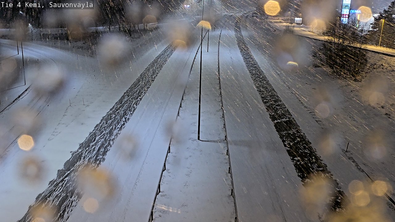 Kelikamerat Kuva Tie 4 Kemi, Sauvonväylä, Kemi, Lappi