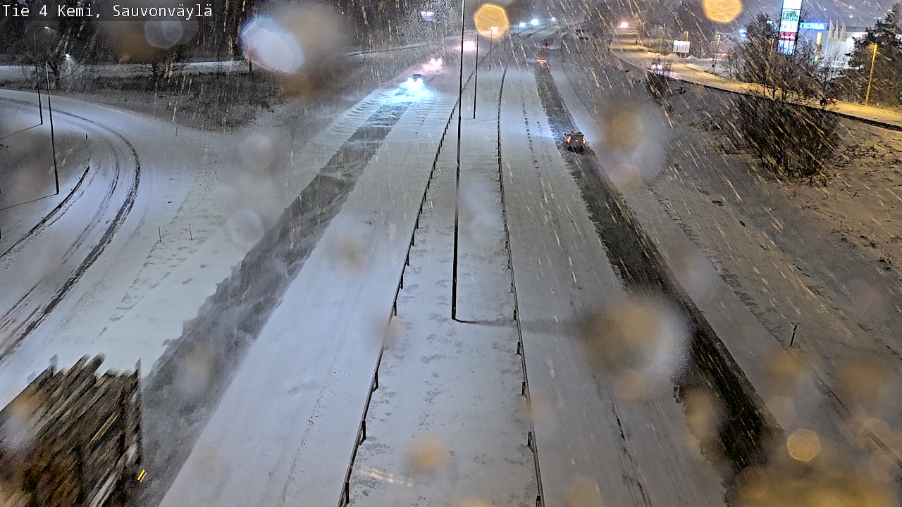 Kelikamerat Kuva Tie 4 Kemi, Sauvonväylä, Kemi, Lappi