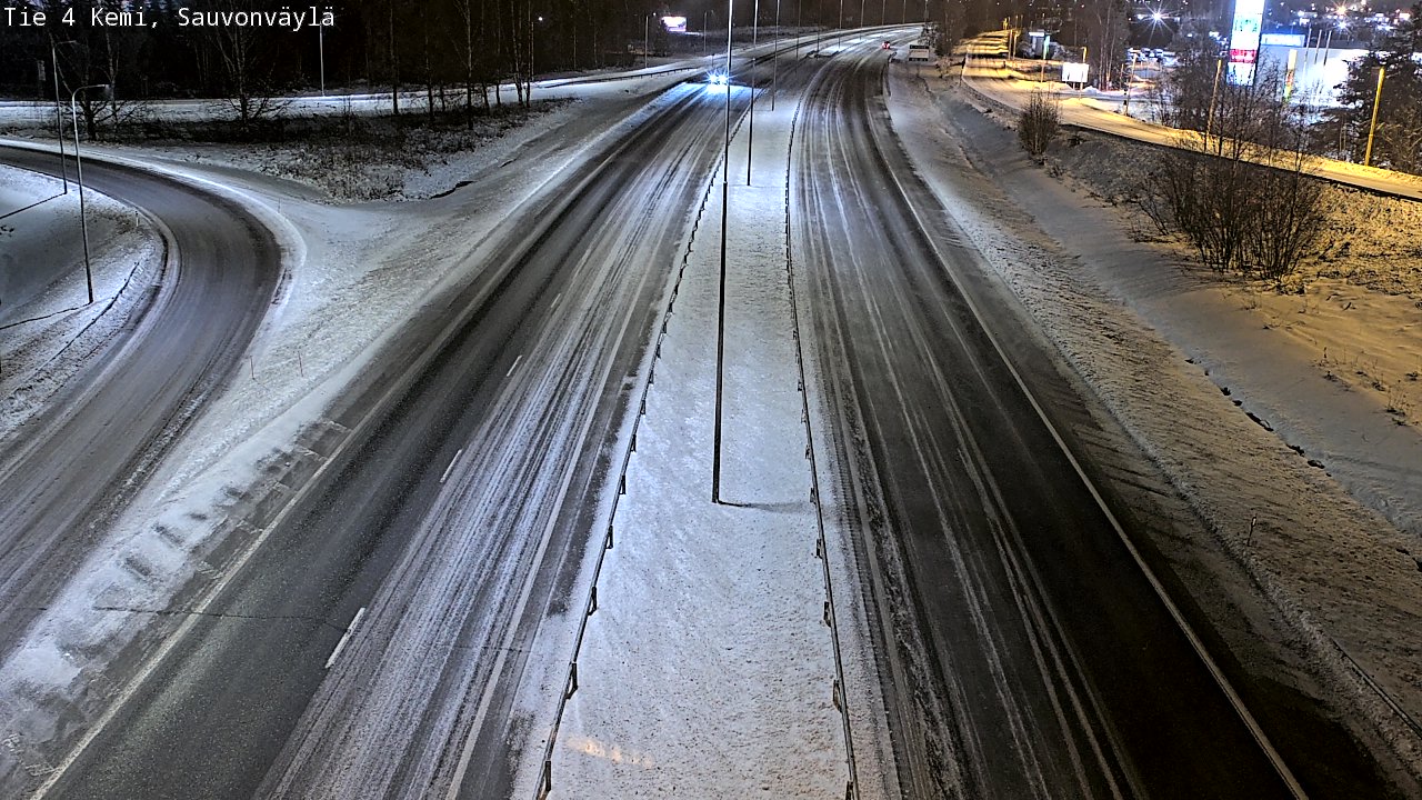 Weather Camera Image Road 4 Kemi, Sauvonväylä, Kemi, Lappi