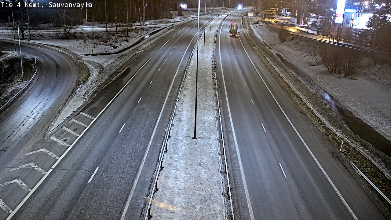 Weather Camera Image Road 4 Kemi, Sauvonväylä, Kemi, Lappi