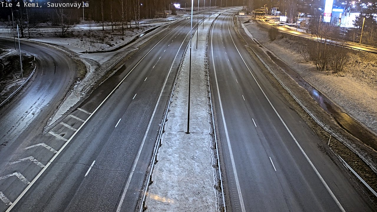 Weather Camera Image Road 4 Kemi, Sauvonväylä, Kemi, Lappi