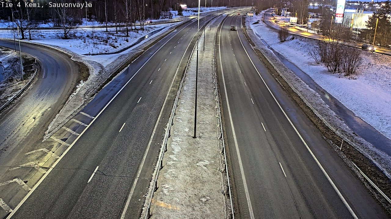 Kelikamerat Kuva Tie 4 Kemi, Sauvonväylä, Kemi, Lappi