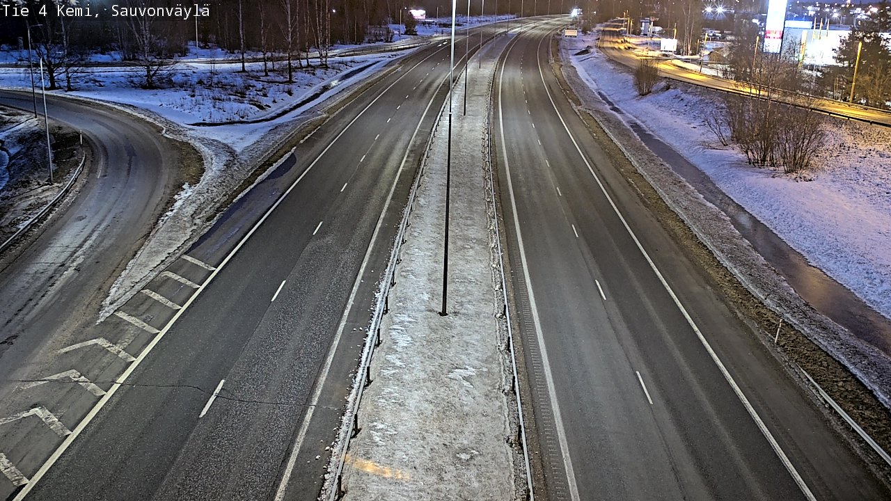 Kelikamerat Kuva Tie 4 Kemi, Sauvonväylä, Kemi, Lappi