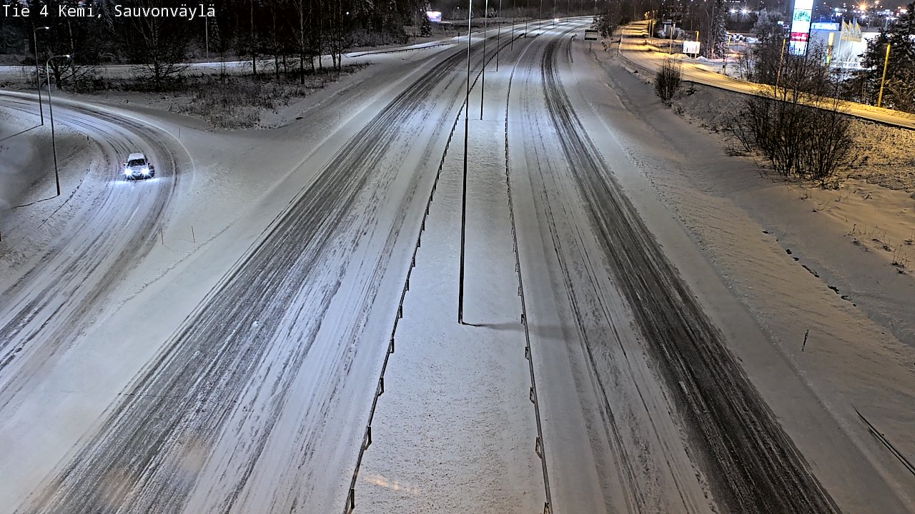 Kelikamerat Kuva Tie 4 Kemi, Sauvonväylä, Kemi, Lappi