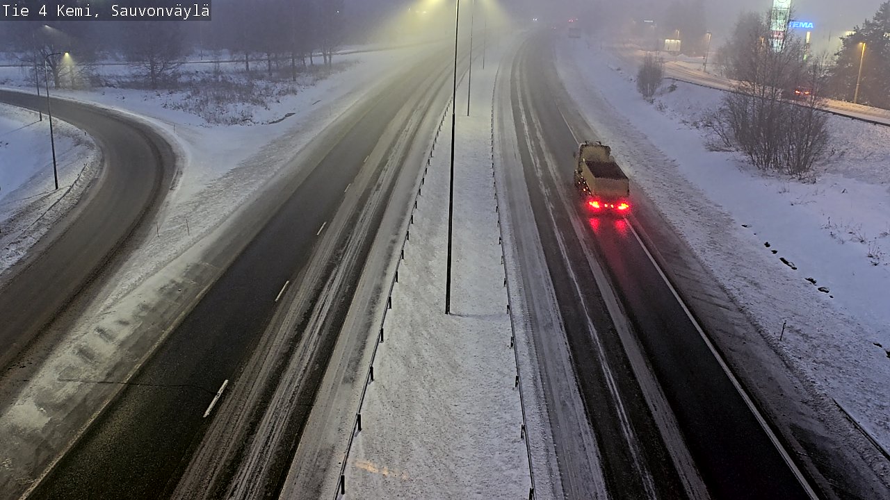 Weather Camera Image Road 4 Kemi, Sauvonväylä, Kemi, Lappi