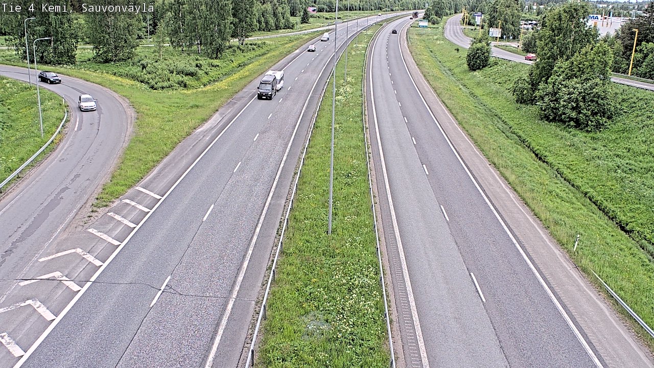 Kelikamerat Kuva Tie 4 Kemi, Sauvonväylä, Kemi, Lappi