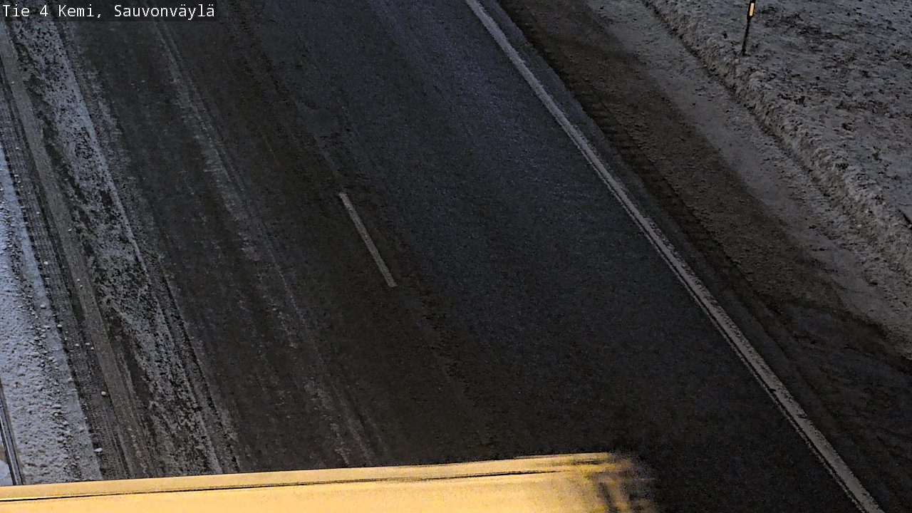 Weather Camera Image Road 4 Kemi, Sauvonväylä, Kemi, Lappi
