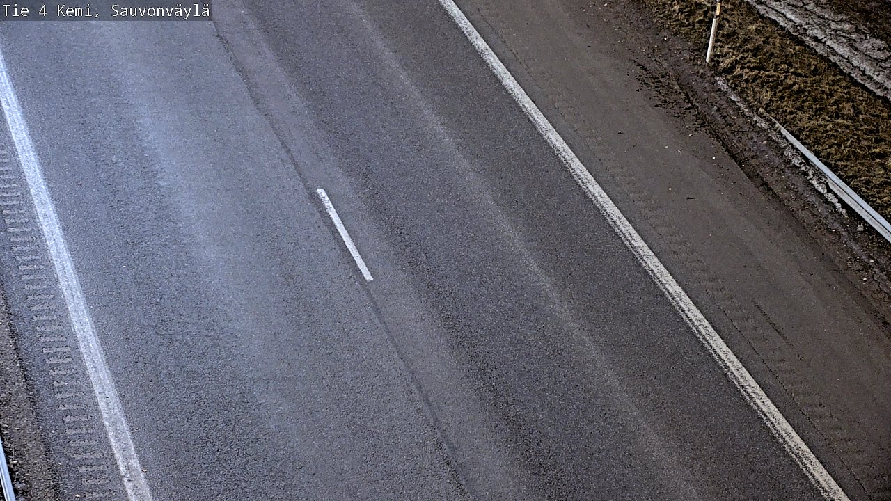 Weather Camera Image väg 4 Kemi, Sauvonväylä, Kemi, Lappi