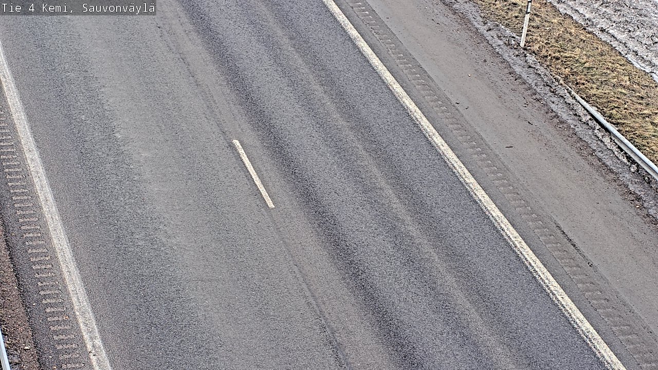 Weather Camera Image Road 4 Kemi, Sauvonväylä, Kemi, Lappi