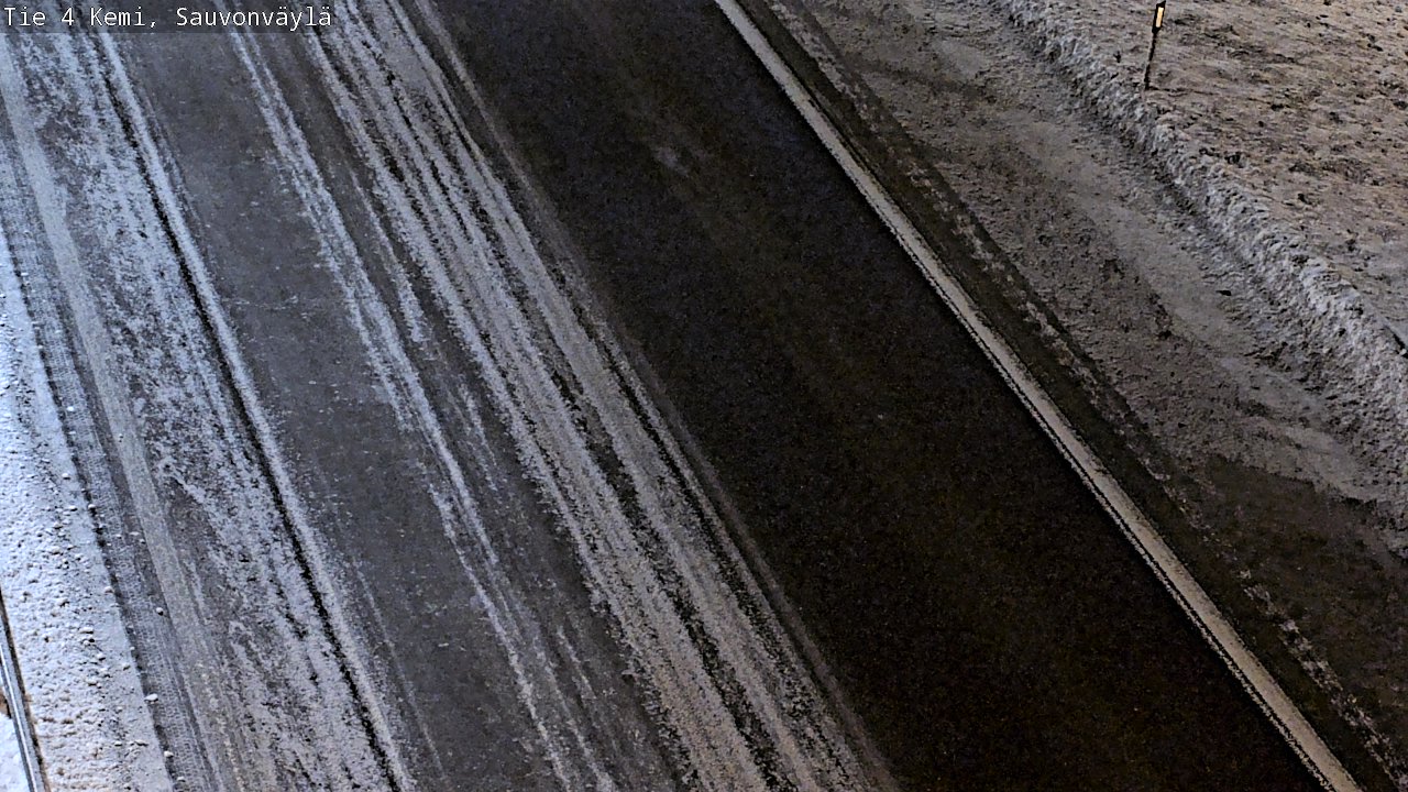 Weather Camera Image Road 4 Kemi, Sauvonväylä, Kemi, Lappi