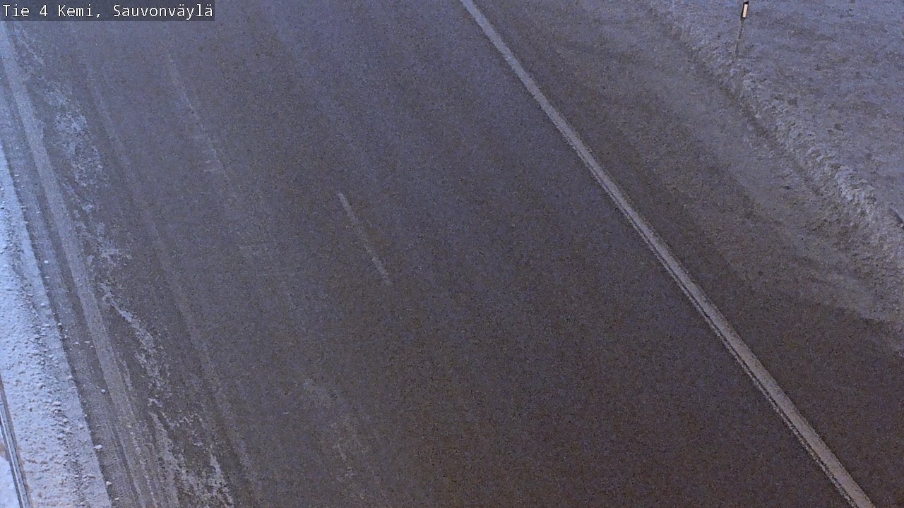 Weather Camera Image Road 4 Kemi, Sauvonväylä, Kemi, Lappi
