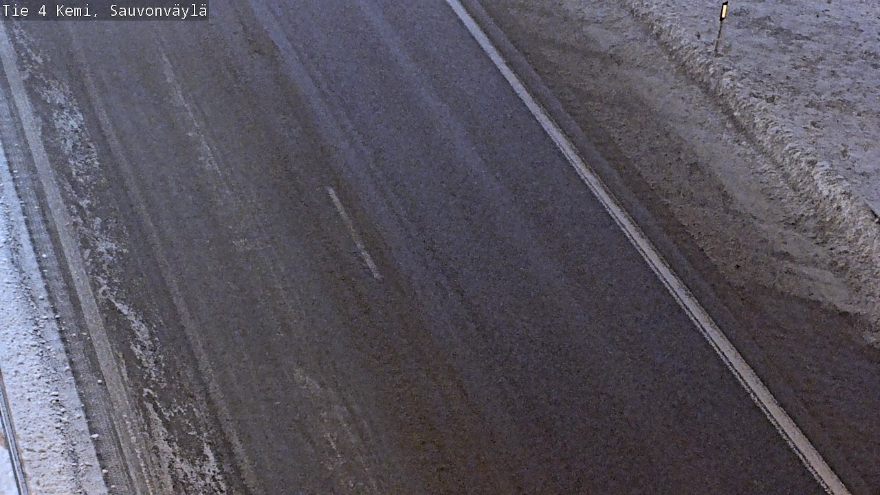Weather Camera Image Road 4 Kemi, Sauvonväylä, Kemi, Lappi