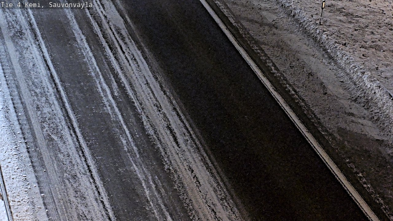 Weather Camera Image Road 4 Kemi, Sauvonväylä, Kemi, Lappi
