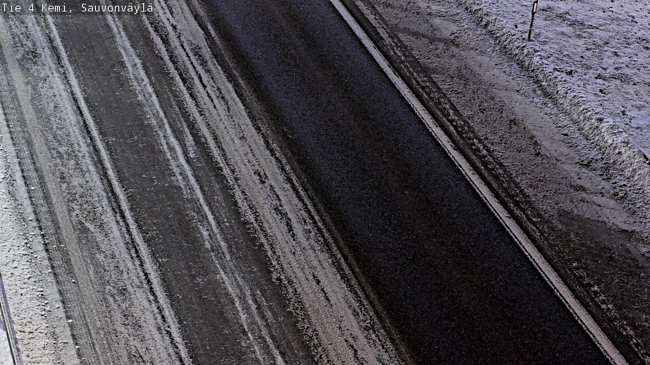 Weather Camera Image Road 4 Kemi, Sauvonväylä, Kemi, Lappi
