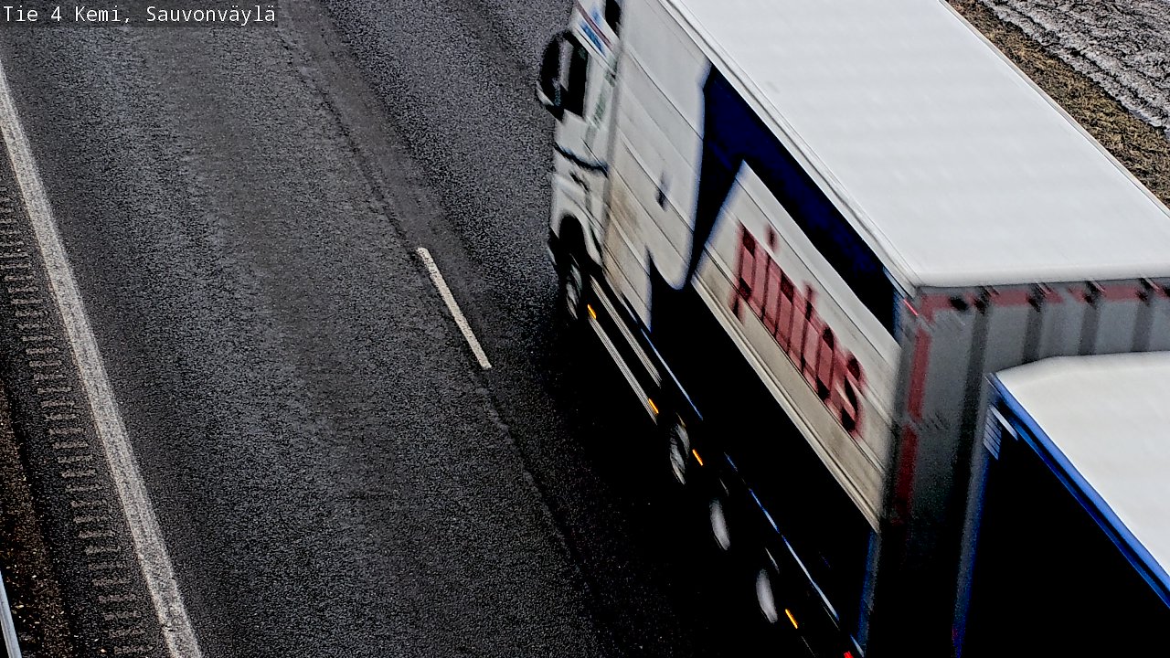 Weather Camera Image väg 4 Kemi, Sauvonväylä, Kemi, Lappi