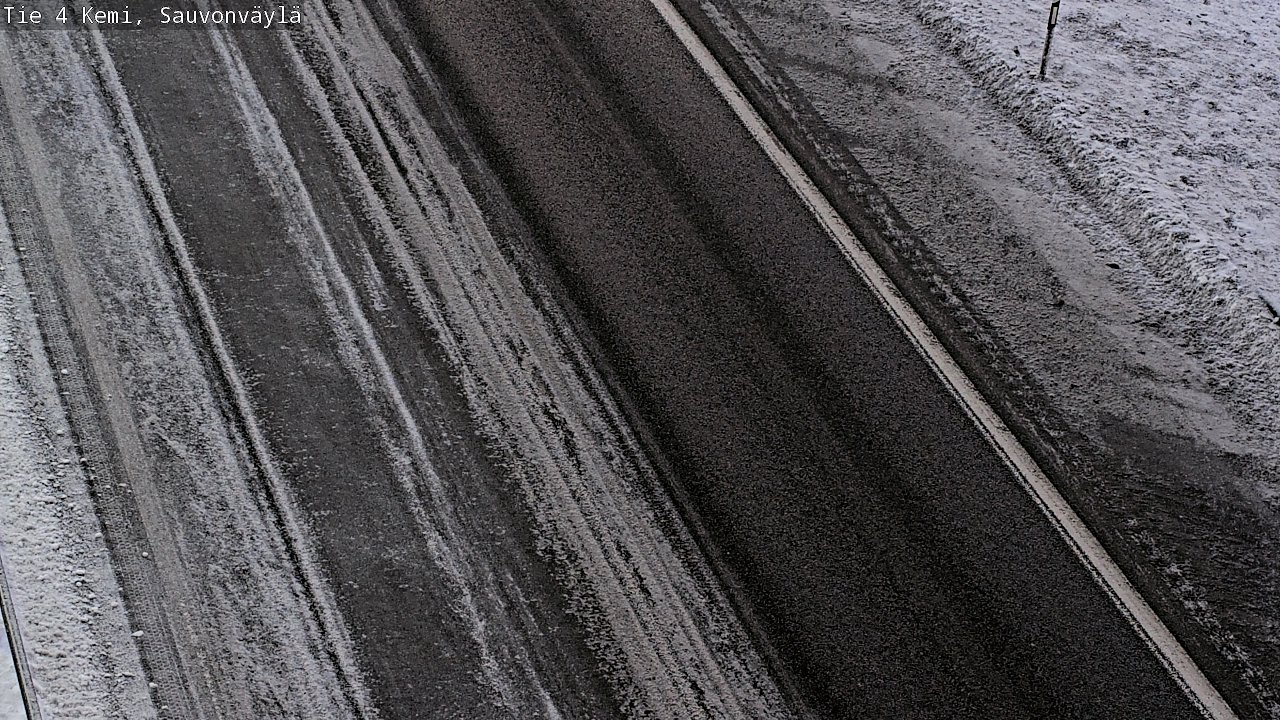 Weather Camera Image Road 4 Kemi, Sauvonväylä, Kemi, Lappi