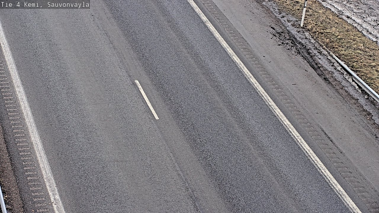 Weather Camera Image väg 4 Kemi, Sauvonväylä, Kemi, Lappi