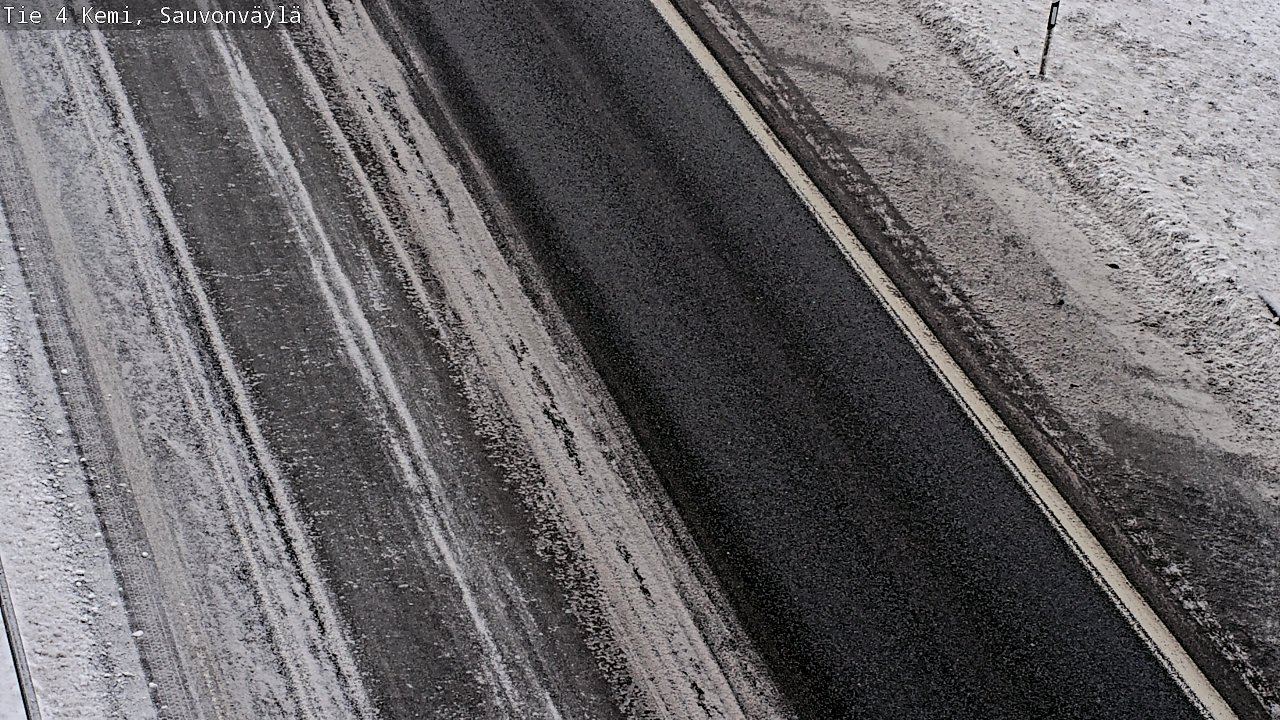 Weather Camera Image Road 4 Kemi, Sauvonväylä, Kemi, Lappi