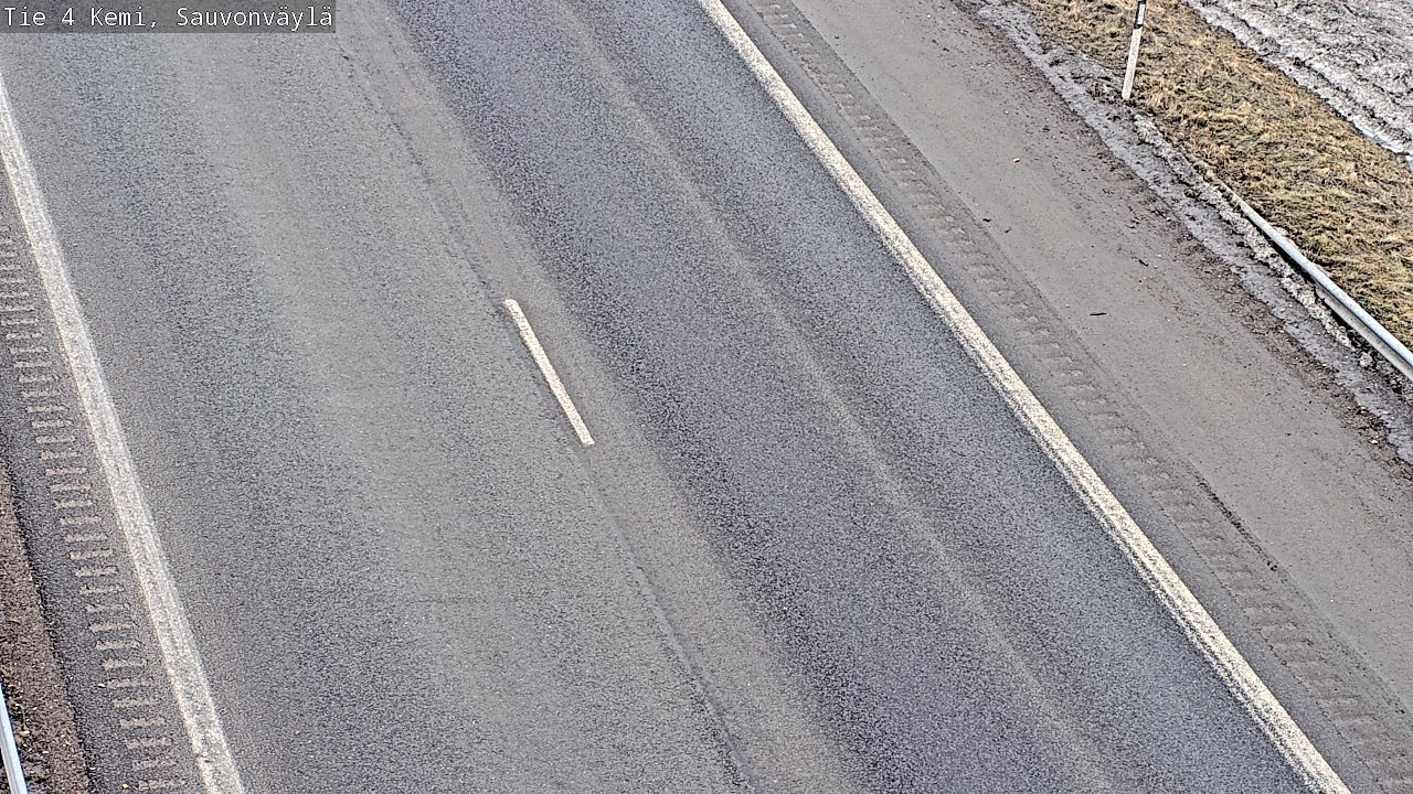 Weather Camera Image väg 4 Kemi, Sauvonväylä, Kemi, Lappi