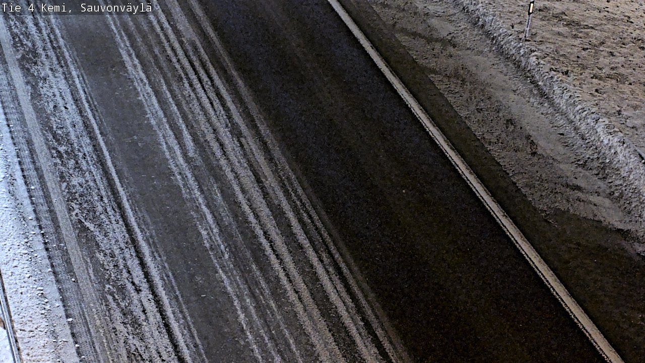 Weather Camera Image Road 4 Kemi, Sauvonväylä, Kemi, Lappi
