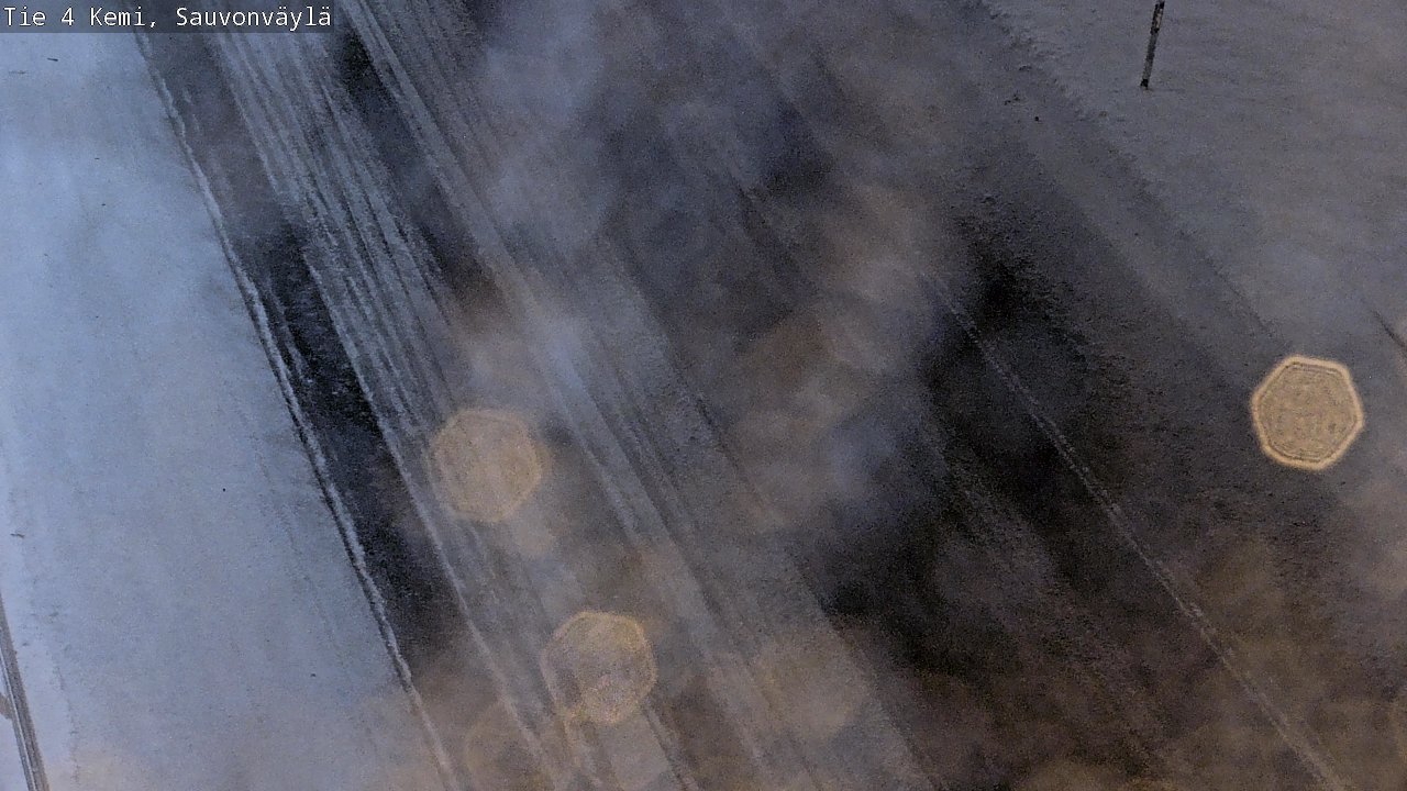 Weather Camera Image Road 4 Kemi, Sauvonväylä, Kemi, Lappi