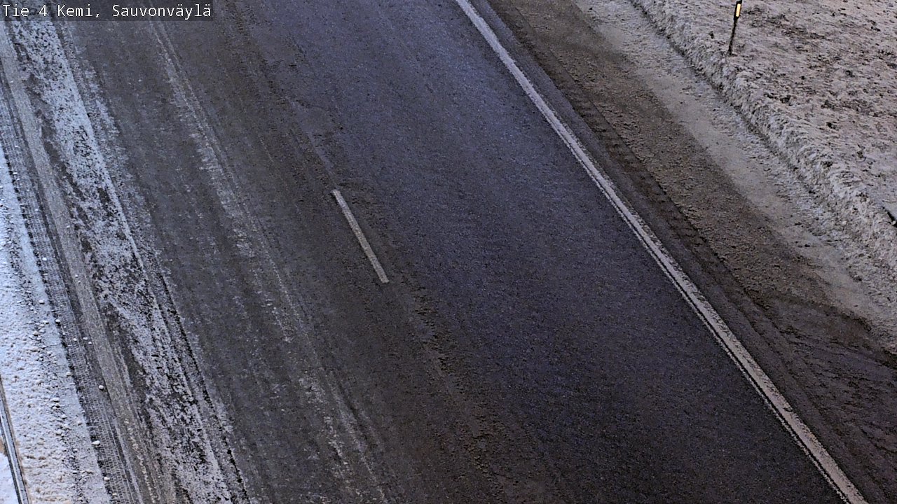 Weather Camera Image Road 4 Kemi, Sauvonväylä, Kemi, Lappi
