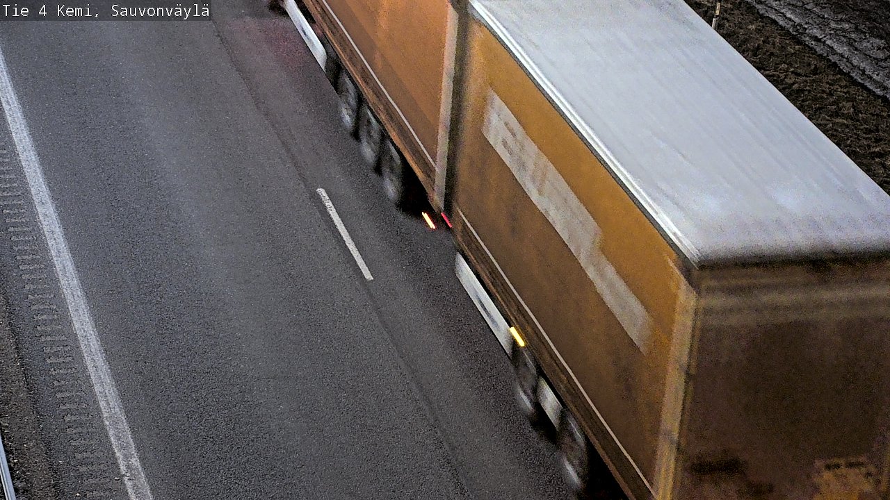 Weather Camera Image väg 4 Kemi, Sauvonväylä, Kemi, Lappi
