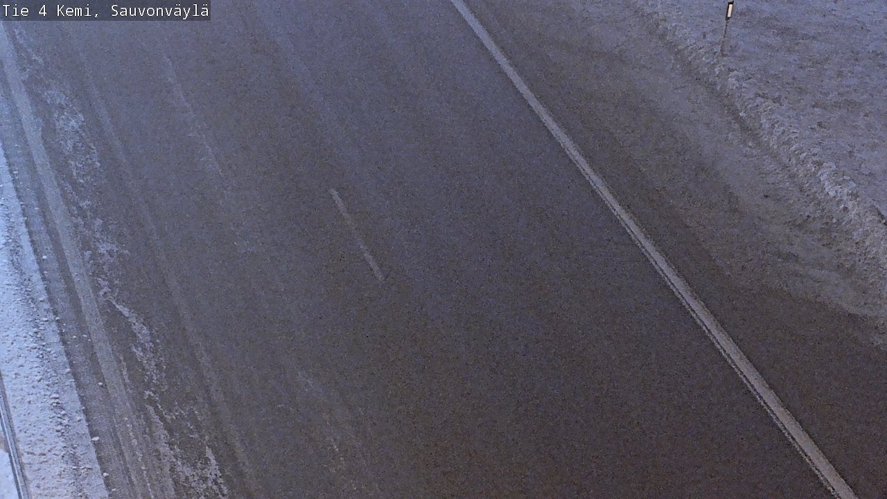 Weather Camera Image Road 4 Kemi, Sauvonväylä, Kemi, Lappi
