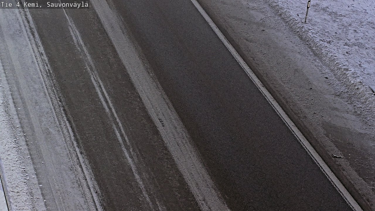 Weather Camera Image Road 4 Kemi, Sauvonväylä, Kemi, Lappi