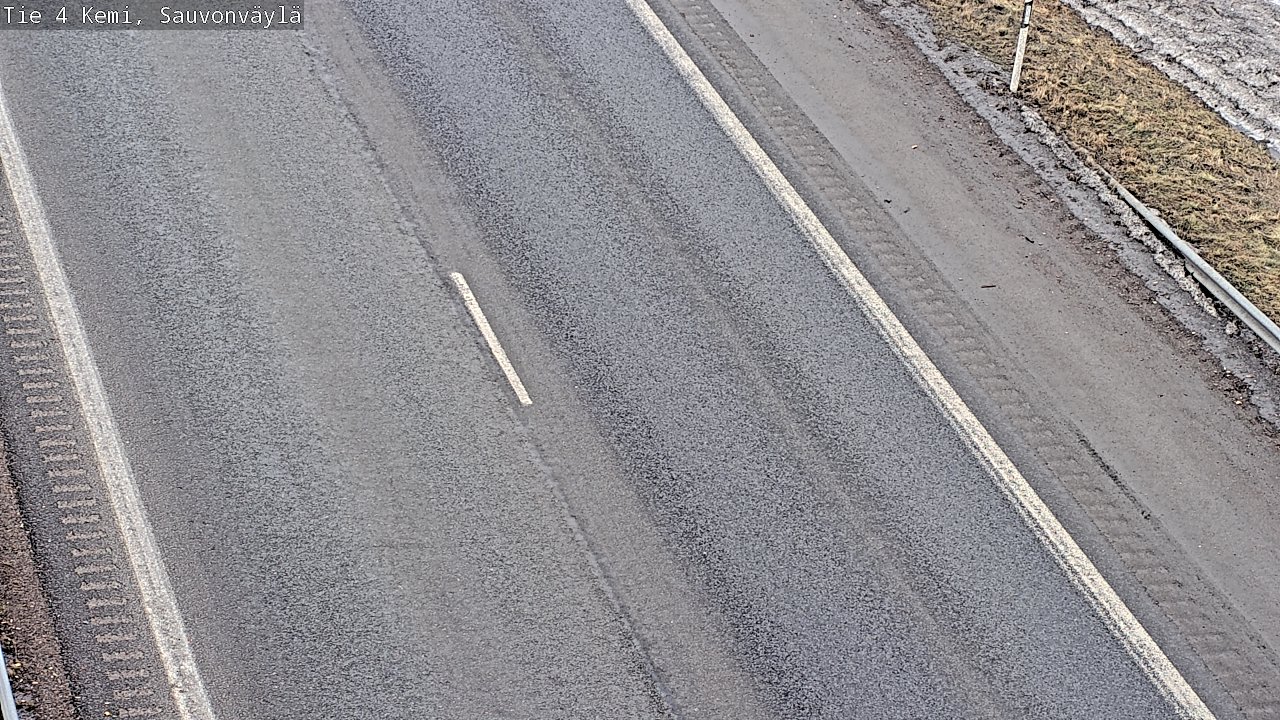 Weather Camera Image väg 4 Kemi, Sauvonväylä, Kemi, Lappi