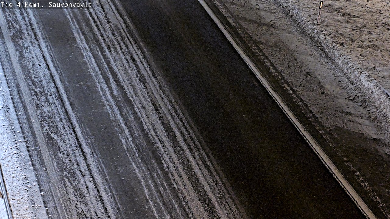 Weather Camera Image Road 4 Kemi, Sauvonväylä, Kemi, Lappi