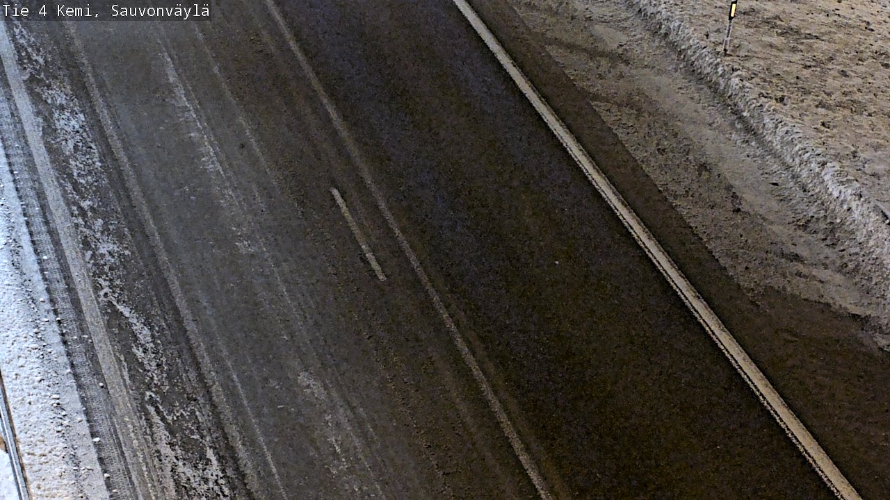 Weather Camera Image Road 4 Kemi, Sauvonväylä, Kemi, Lappi
