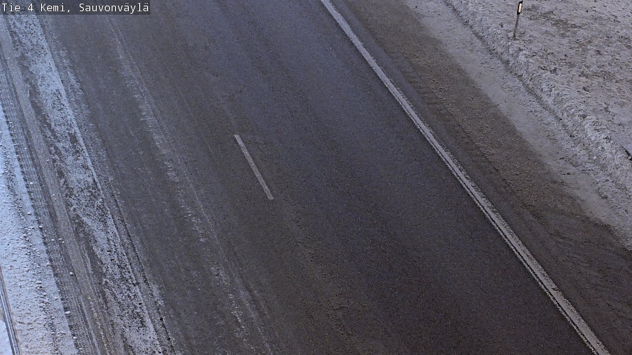 Weather Camera Image väg 4 Kemi, Sauvonväylä, Kemi, Lappi
